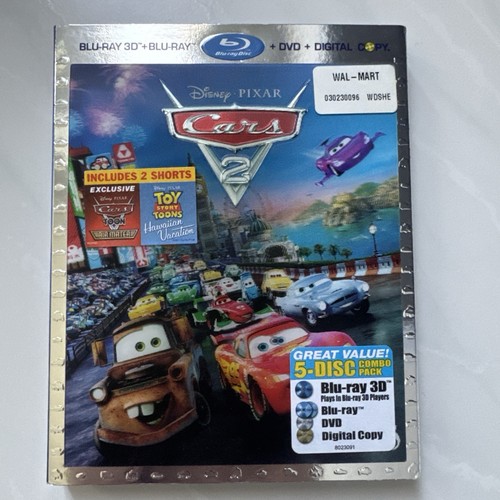 Cars blu ray dvd - 3d, 2011