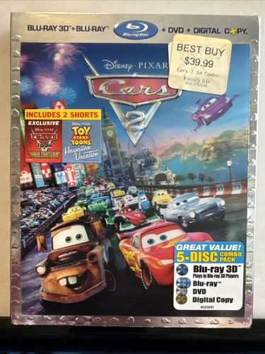 Cars blu ray - 3d, +