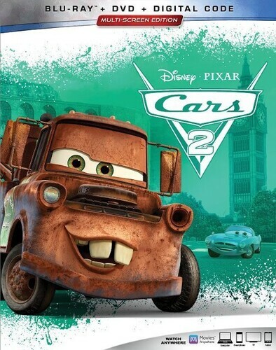 Cars blu ray - 2, digital